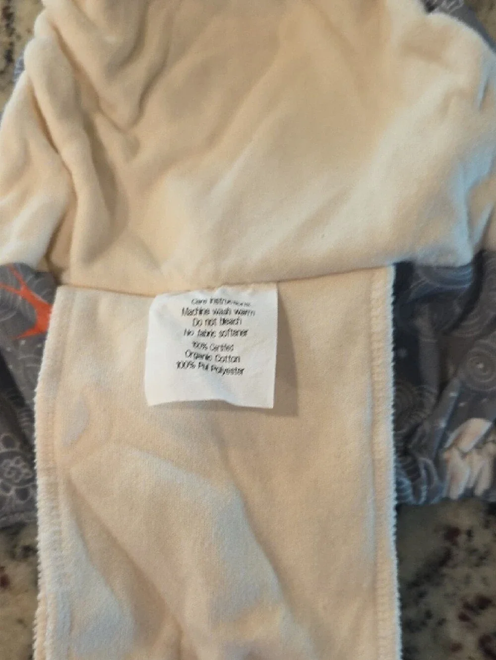 Gray Elephant Print Cloth Diaper Cover with Adjustable Snaps